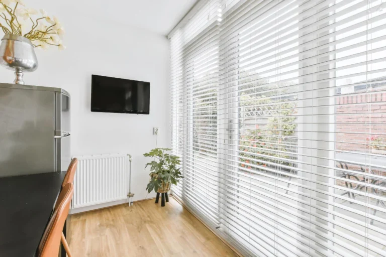 Room with sliding windows