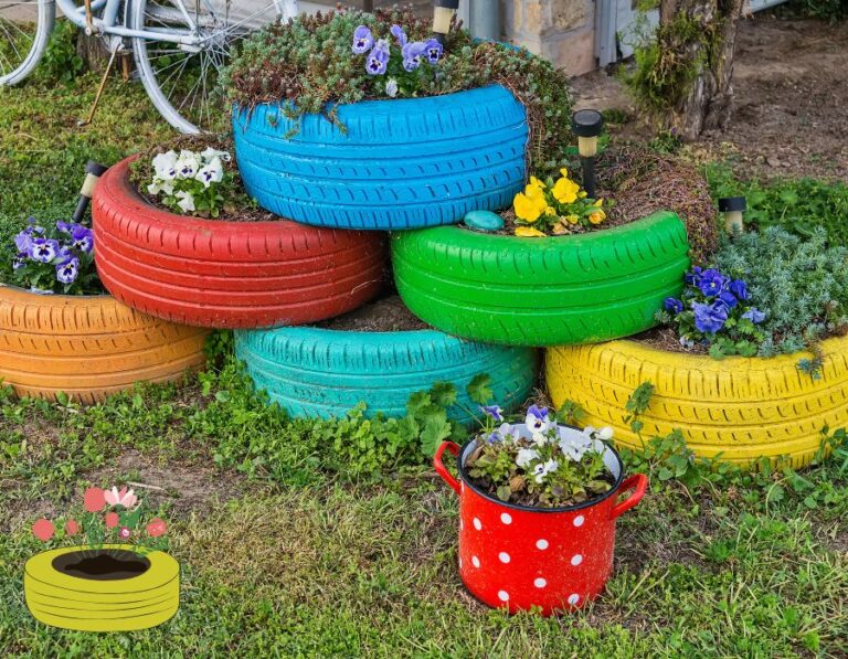 Using Old Tires As Plant Pots Useful or Harmful?
