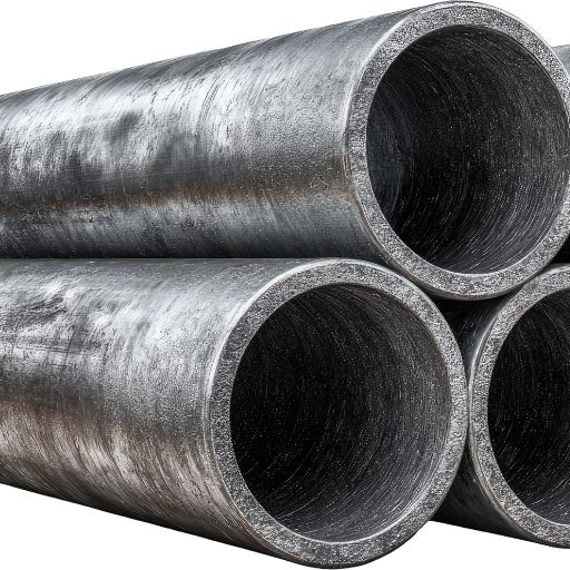 Fiberglass or Steel Pipe