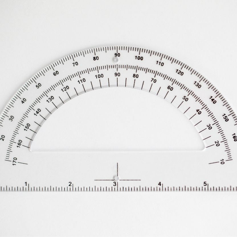 Standard School Protractor Base